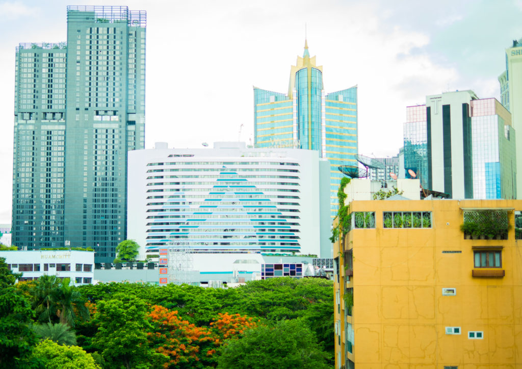 バンコク・ホテルの部屋から見えた光景