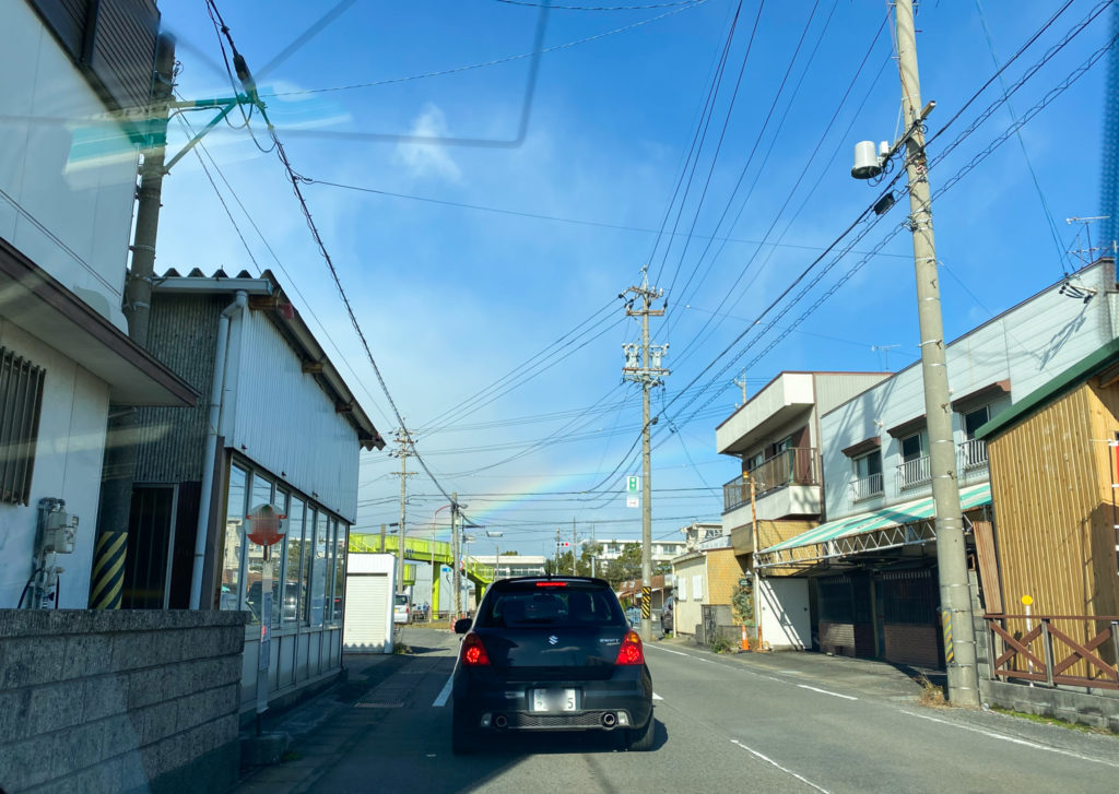 2019年12月31日の虹