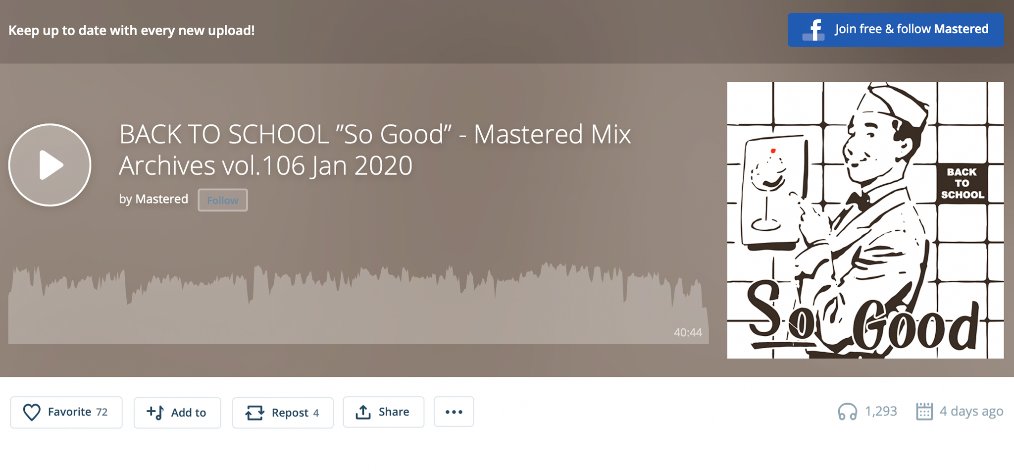 BACK TO SCHOOL『So Good』